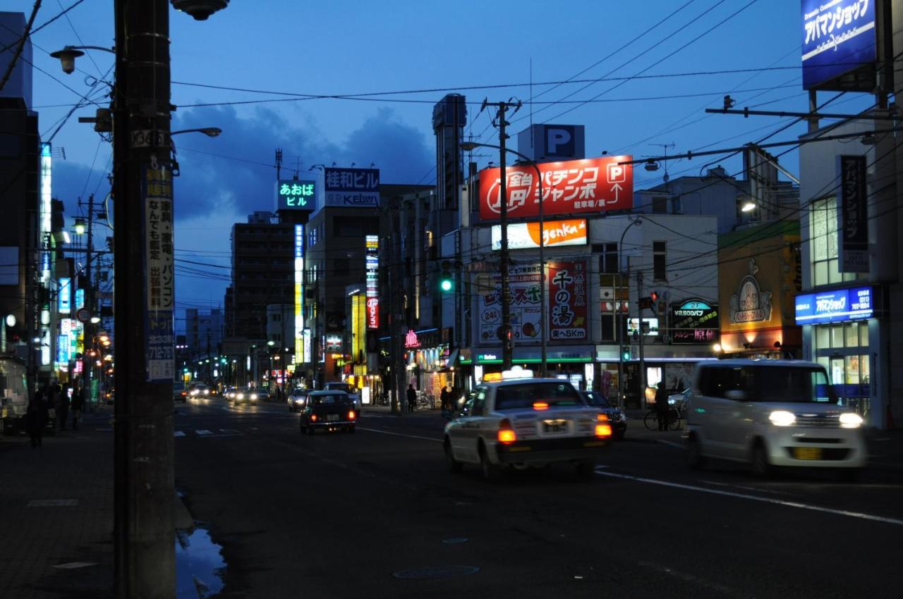Hotel Sapporo Sun Plaza Exterior foto